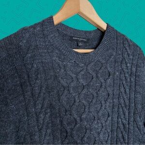 Banana Republic Cable Knit Crewneck Sweater